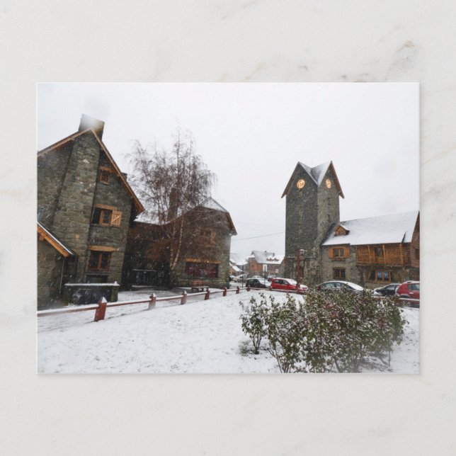 Postal Centro Cívico Bariloche, Patagonia Argentina (Anverso)