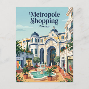 Postal Centro Comercial Metropole Monte-Carlo Monaco