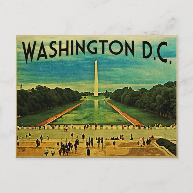 Postal Centro Comercial Nacional Washington D.C. (Anverso)