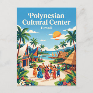 Postal Centro Cultural Polinesio Hawaii