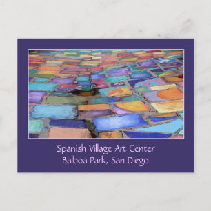 Postal Centro de Arte de la Aldea Española, Parque Balboa