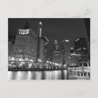 Postal Centro de Chicago Black and White