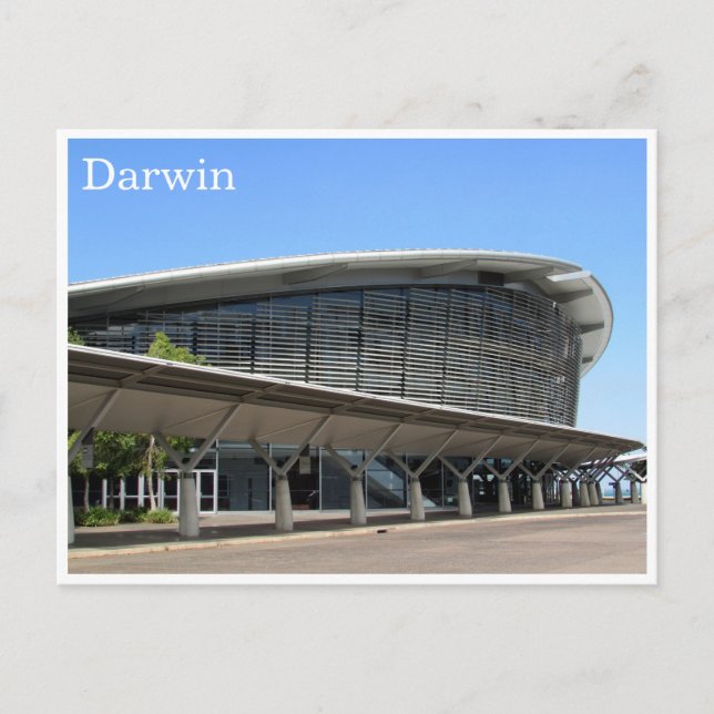 Postal centro de convenciones darwin (Anverso)