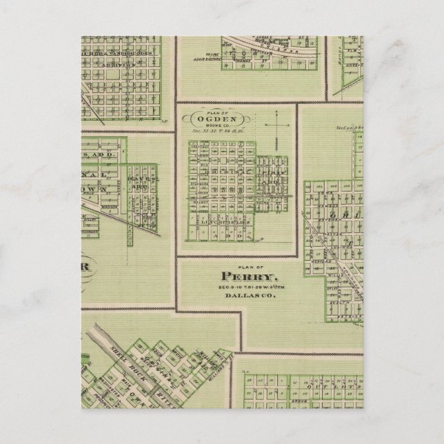 Postal Centro de Dallas, Casey, DeSoto, Dexter (Anverso)