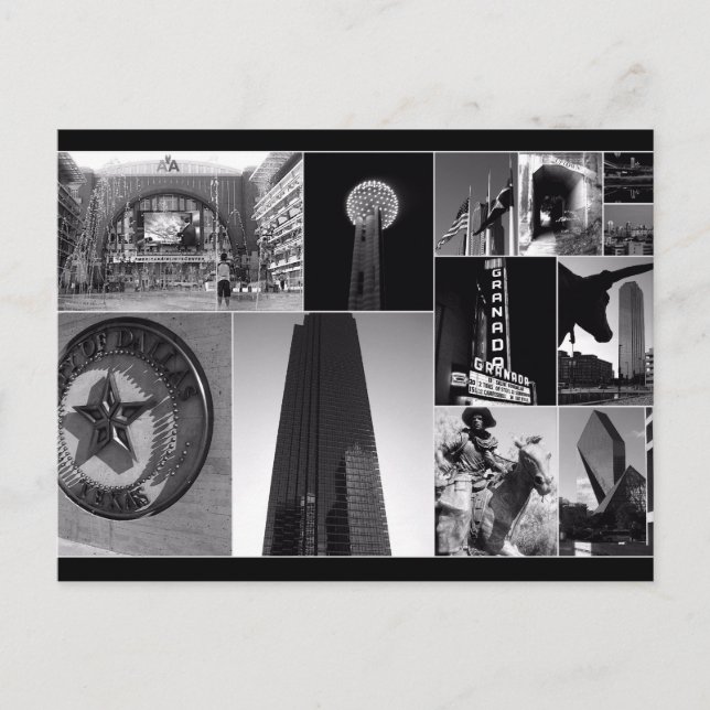 Postal Centro de Dallas, Texas (Anverso)