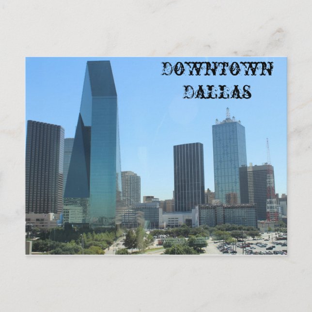 Postal Centro de Dallas Texas # 3 (Anverso)