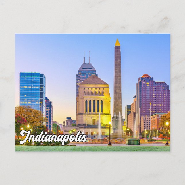 Postal Centro de Indianápolis, Indiana, Estados Unidos (Anverso)
