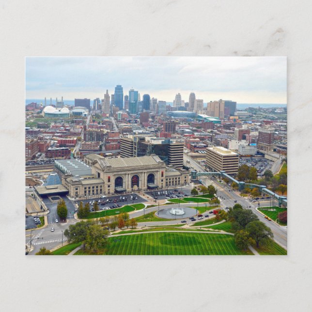 Postal Centro de Kansas City, Missouri, View (Anverso)