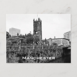 Postal Centro de la Ciudad de Manchester y Catedral
