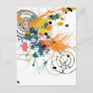 Postal Centro de la Ciudad Tres - Postcard