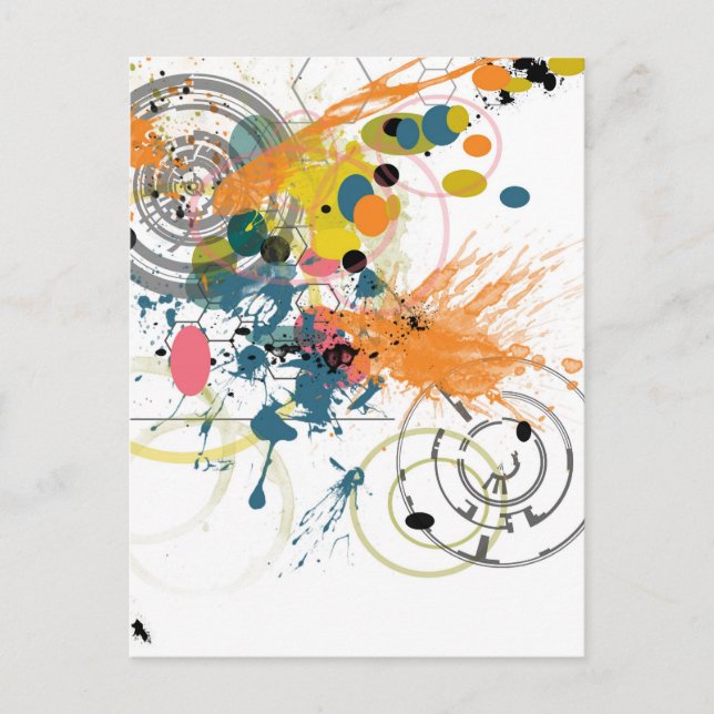 Postal Centro de la Ciudad Tres - Postcard (Anverso)