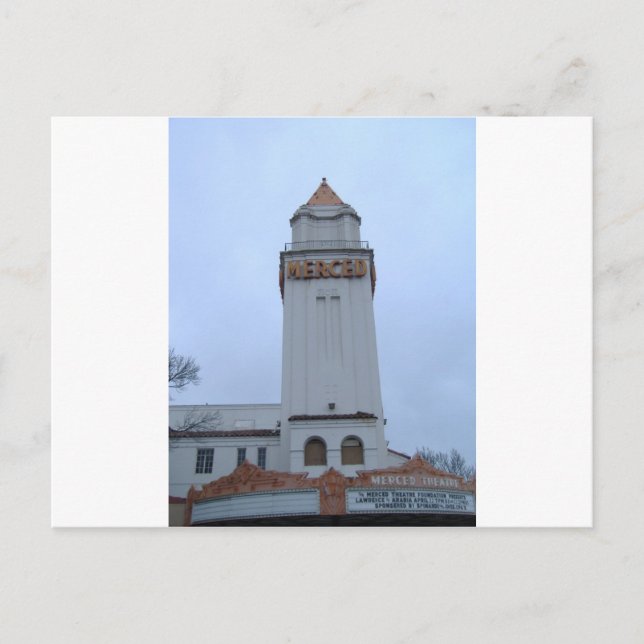 Postal Centro de Merced (Anverso)