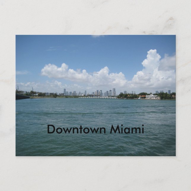 Postal centro de Miami (Anverso)
