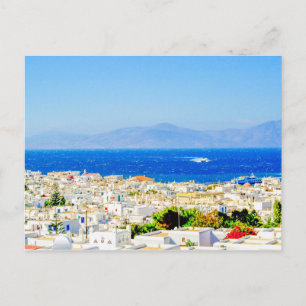 Postal Centro de Mykonos.