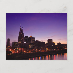 Postal Centro de Nashville, Tennessee - Postcard