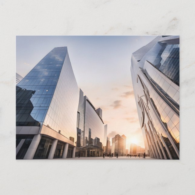 Postal Centro de negocios moderno (Anverso)