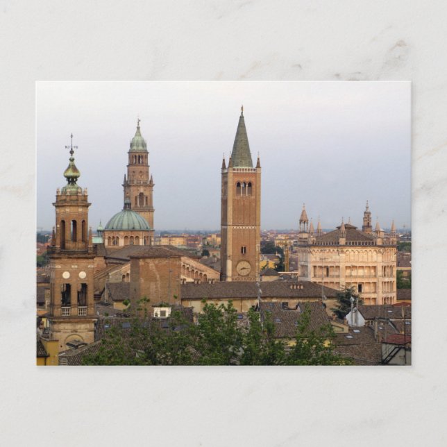 Postal Centro de Parma; Iglesia Battistero en (Anverso)