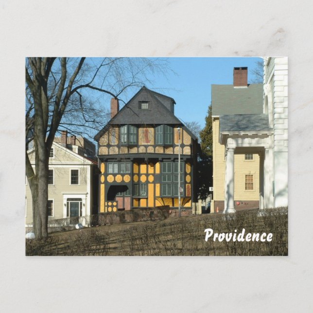 Postal Centro de Providence (Anverso)