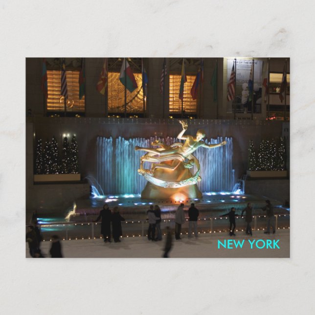 Postal centro de rockerfella (Anverso)