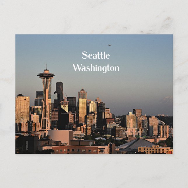 Postal Centro de Seattle, Washington (Anverso)