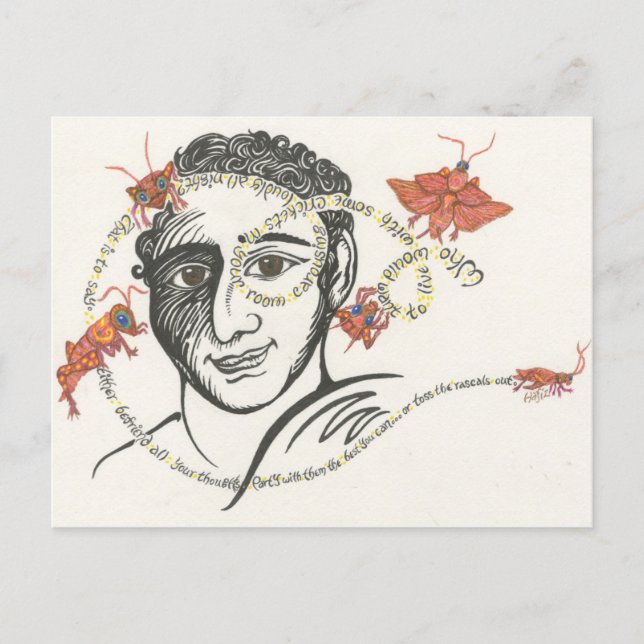 Postal Centro de sobrevivientes #1: Críquet (Anverso)