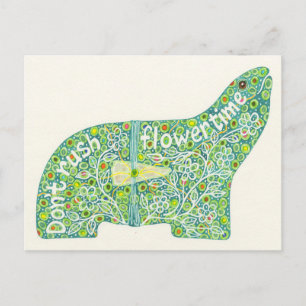 Postal Centro de sobrevivientes número 7: Flores