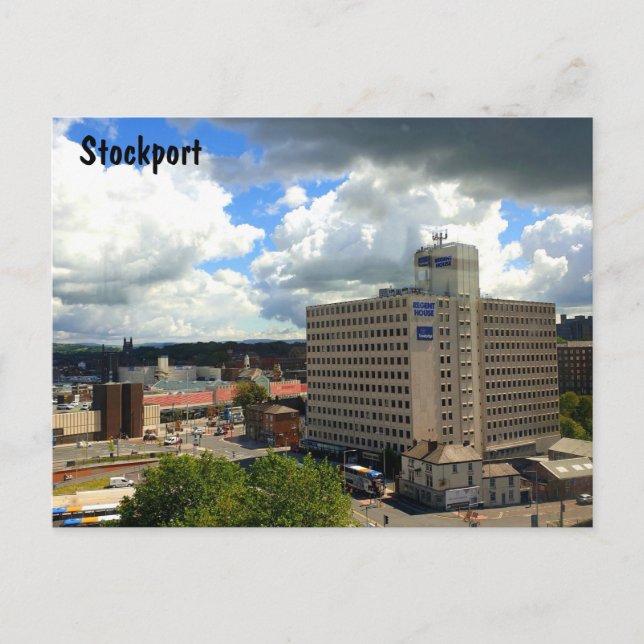 Postal Centro de Stockport (Anverso)