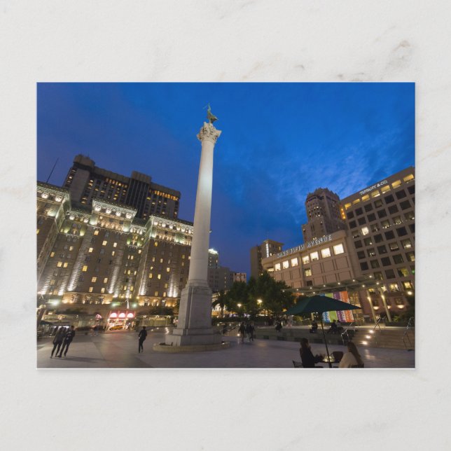Postal Centro de Union Square San Francisco (Anverso)