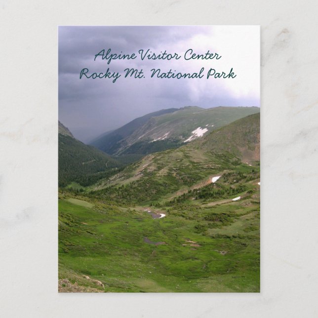 Postal Centro de visitantes alpinos (Anverso)
