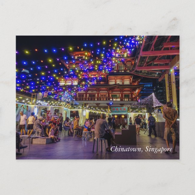 Postal Centro de Visitantes de Chinatown, Singapur (Anverso)