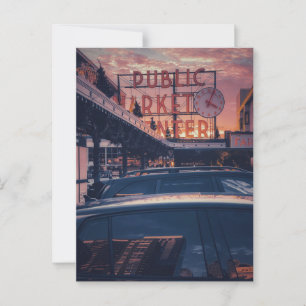 Postal Centro del Mercado Pike Seattle Washington
