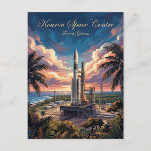 Postal Centro Espacial Guyanés Guayana Francesa