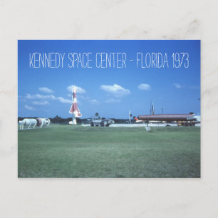 Postal Centro Espacial Kennedy 1973 Inspirado en la época