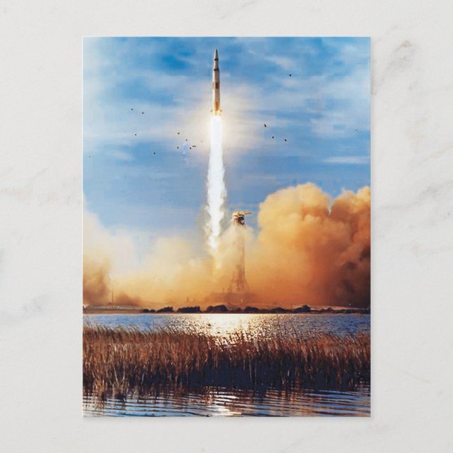 Postal Centro Espacial Kennedy Apollo 8 de la NASA (Anverso)