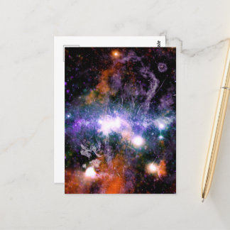 Postal Centro Galáctico de la Galaxia Vía Láctea Hubble
