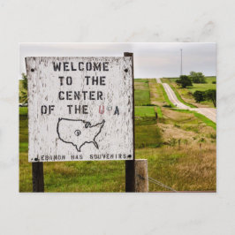 Postal Centro Geográfico de los Estados Unidos - Líbano,