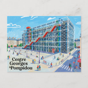 Postal Centro Georges Pompidou Francia