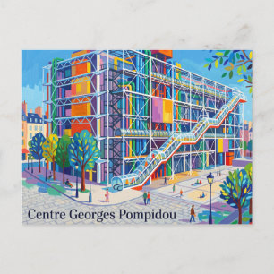 Postal Centro Georges Pompidou Francia
