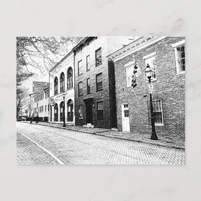 Postal Centro Histórico de Annapolis (Anverso)