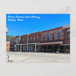 Postal Centro Histórico de Fairbury Illinois