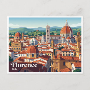 Postal Centro Histórico de Florencia Italia