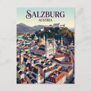 Postal Centro histórico de Salzburgo (Altstadt) Austria