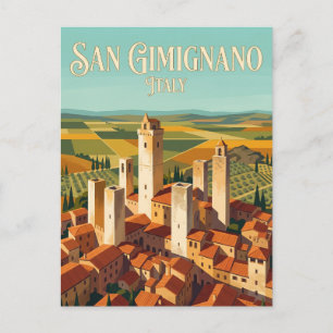 Postal Centro Histórico de San Gimignano Italia