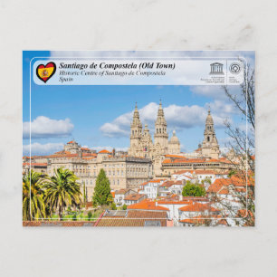 Postal Centro Histórico de Santiago de Compostela