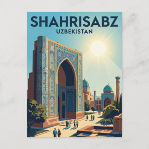 Postal Centro Histórico de Shahrisabz Uzbekistán