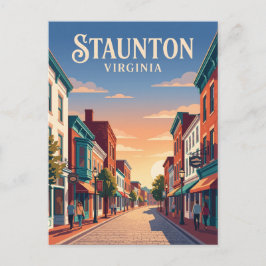 Postal Centro histórico de Staunton EE. UU.
