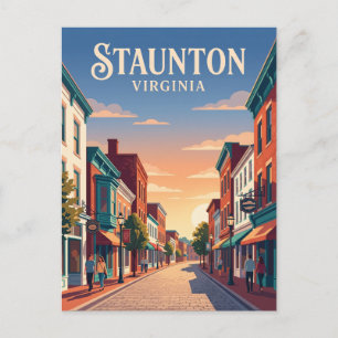 Postal Centro histórico de Staunton EE. UU.