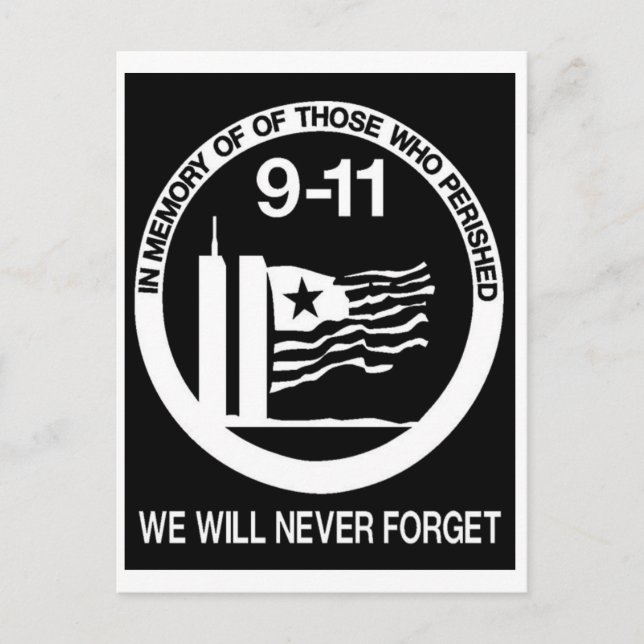 POSTAL CENTRO MUNDIAL DE COMERCIO 9/11 (Anverso)