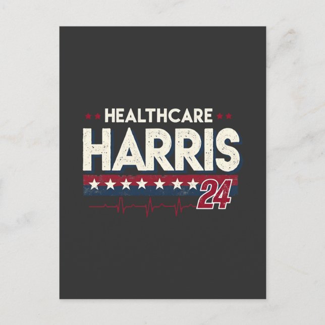 Postal Centros De Salud Para La Enfermería De Harris 24 K (Anverso)