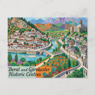 Postal Centros Históricos de Berat y Gjirokaster Albania